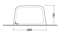 Outwell Fastlane 300 Annexe -Outdoor Camping Discount 111428 fastlane 300 annexe drawing other4