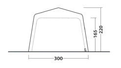 Outwell Fastlane 300 Shelter -Outdoor Camping Discount 111429 fastlane 300 shelter drawing other4