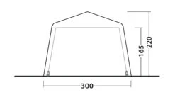 Outwell Fastlane 300 Shelter -Outdoor Camping Discount 111429 fastlane 300 shelter drawing other5