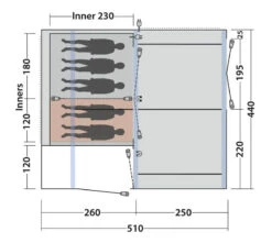 Outwell Maryland 5 Air Tent 205 14 Outwell Maryland 5 Air Tent 205 -Outdoor Camping Discount 9b821eda 2b20 4553 93df 85d64d9df0a9