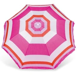 Yello Stripped Parasol -Outdoor Camping Discount BGG1305 yello pink striped parasol top