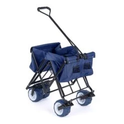 Yello Folding Beach Trolley -Outdoor Camping Discount BGG1675 yello foldable trolley blue detail 04 copy