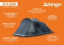 Vango Beta 550XL Tent 2025 -Outdoor Camping Discount Beta 550XL Infographic LowRes