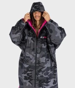 Dryrobe Advance Long Sleeve Black Camouflage Pink - RECYCLED -Outdoor Camping Discount Black Camo Pink 2 2024x2024 2e5df990 5527 4341 afd9 7fa86771b542