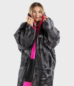 Dryrobe Advance Long Sleeve Black Camouflage Pink - RECYCLED -Outdoor Camping Discount Black Camo Pink 5 2024x2024 6355c3c2 2ff8 462e 9928 c31170600458