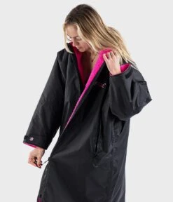 Dryrobe Advance Long Sleeve BLACK PINK - RECYCLED -Outdoor Camping Discount Black Pink 4 2024x2024 9f20c94a b246 42a5 b5bf 5333a56e0fe3