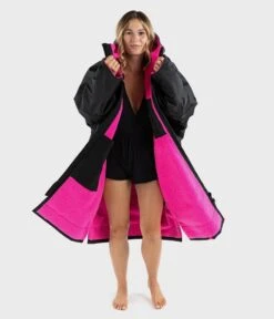 Dryrobe Advance Long Sleeve BLACK PINK - RECYCLED -Outdoor Camping Discount Black Pink 5 2024x2024 b2309ee5 7ed3 4190 84b6 f4e4a171d4f8
