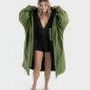 Dryrobe Advance Long Sleeve FOREST GREEN BLACK - RECYCLED