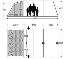 Outdoor Camping Discount -Outdoor Camping Discount KampaHayling6AirFloorPlan