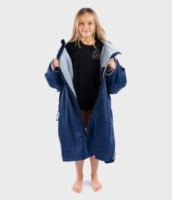 Dryrobe Advance Kids Long Sleeve NAVY GREY - RECYCLED -Outdoor Camping Discount LS Navy 4 2024x2024 c048114a 2f8c 4346 bf21 89cf7a0dadb2
