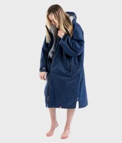 Dryrobe Advance Long Sleeve Navy Blue Grey - RECYCLED -Outdoor Camping Discount Navy Grey 2 2024x2024 58d96c19 58cc 4a4a a095 fb805853cd25