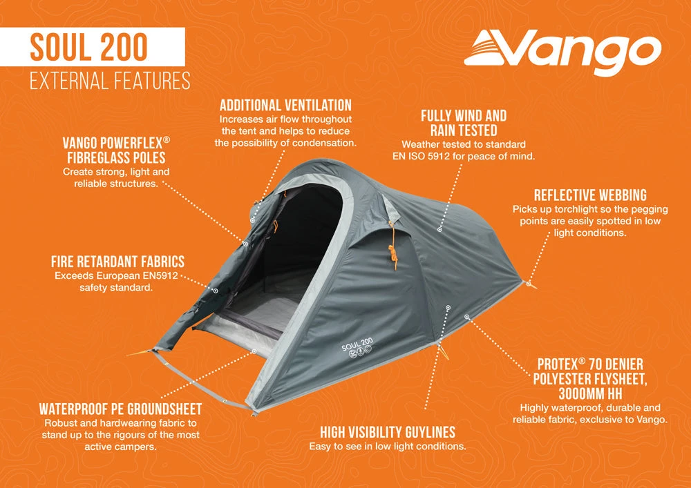 Vango Soul 200 Tent Deep Blue 2025 4 Vango Soul 200 Tent Deep Blue 2025 - Image 4