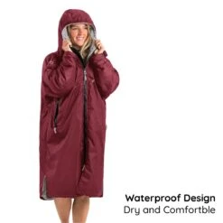 Osprey Unisex Changing Robe Maroon -Outdoor Camping Discount callout 1 8