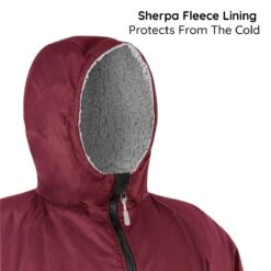 Osprey Unisex Changing Robe Maroon -Outdoor Camping Discount callout 3 6