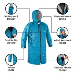 Osprey Unisex Changing Robe Teal -Outdoor Camping Discount feature image 3 2