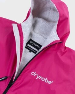 Dryrobe Advance Long Sleeve Hot Pink / Grey 13 Dryrobe Advance Long Sleeve Hot Pink / Grey -Outdoor Camping Discount female adult advance hotpink 8 1