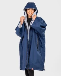 Dryrobe Advance Kids Short Sleeve Navy Grey -Outdoor Camping Discount kids advance SS Navygrey 3 2024x2024 e1f3542b ac7d 4ebd ac86 50bf50138b1f