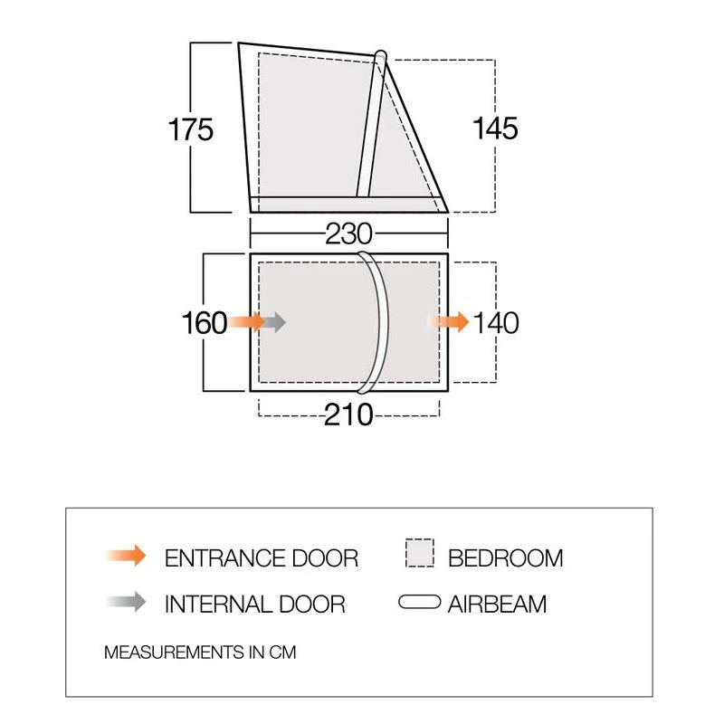Vango Riviera Air Awning 390 Elements TC Package With Free Tall Annex Elements TC - Riviera, Caravan Awning Side Canopy And CP225 - Breathable Fitted Carpet - Riviera 390 16 Vango Riviera Air Awning 390 Elements TC Package With Free Tall Annex Elements TC - Riviera, Caravan Awning Side Canopy And CP225 - Breathable Fitted Carpet - Riviera 390 - Image 16